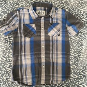 Active plaid button down